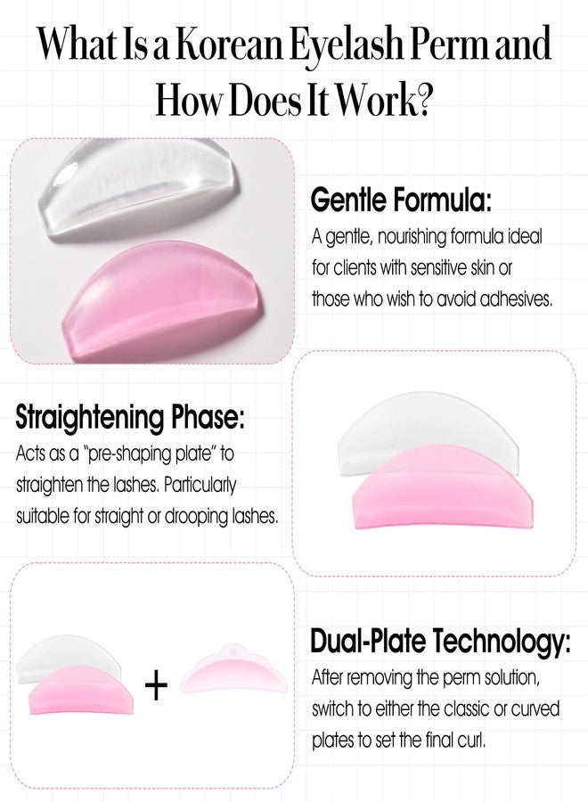 HaiFafafaing 4 Pcs Lash Lift Shields, Reusable Silicone Eyelash Lifting Pads - Image 3