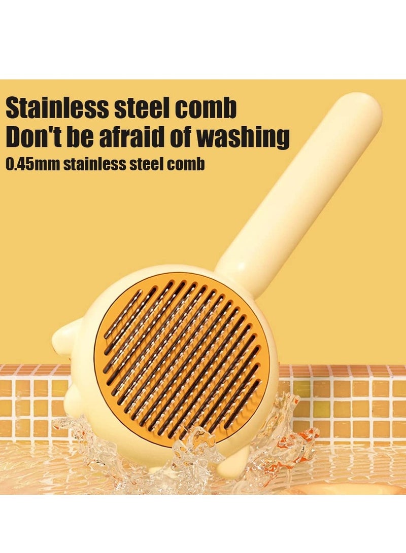 عربست إزالة الشعر القط الكلب مشط الحيوانات الأليفة منتجات التنظيف الذاتي مكشطة الشعر مدلك الشعر مكشطة الجمال أداة زينة ( الأرجواني ) - Image 4