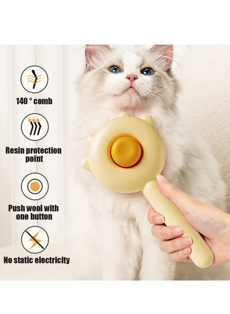 عربست إزالة الشعر القط الكلب مشط الحيوانات الأليفة منتجات التنظيف الذاتي مكشطة الشعر مدلك الشعر مكشطة الجمال أداة زينة ( الأرجواني ) - Image 5