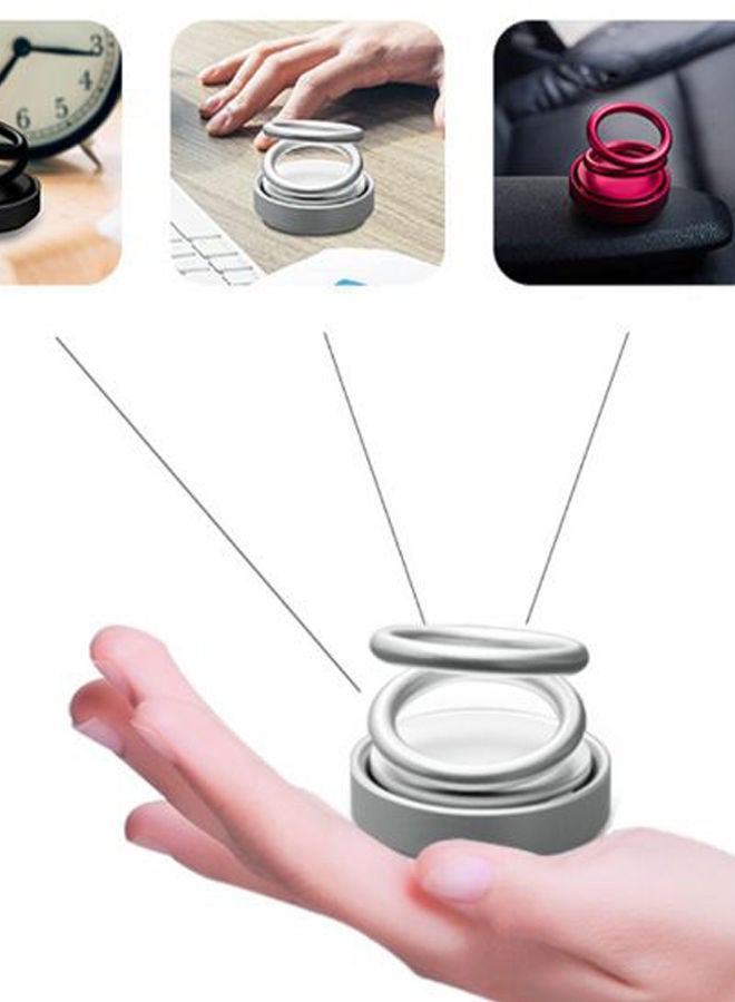 Y&D Double Ring Suspension Rotating UFO Aroma Car Air Purifier  - Image 3