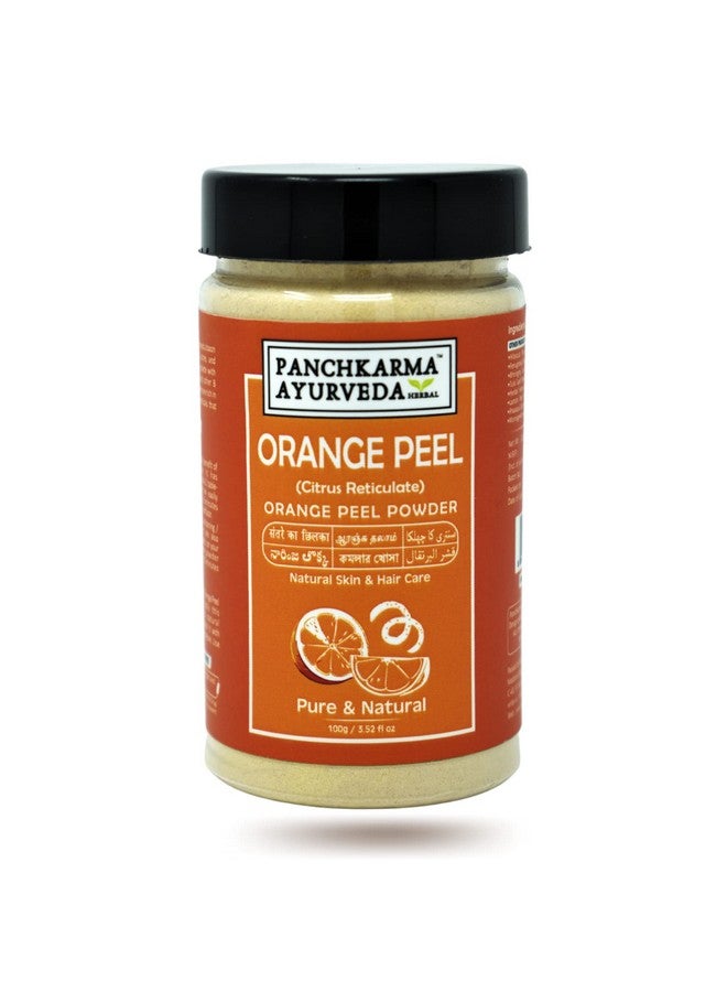 Herbal & Natural Orange Peel Powder (Citrus Reticulate) For Fairness Sun-Tan Acne-Spot Face Pack & Hair Shine Hair Pack (100G)