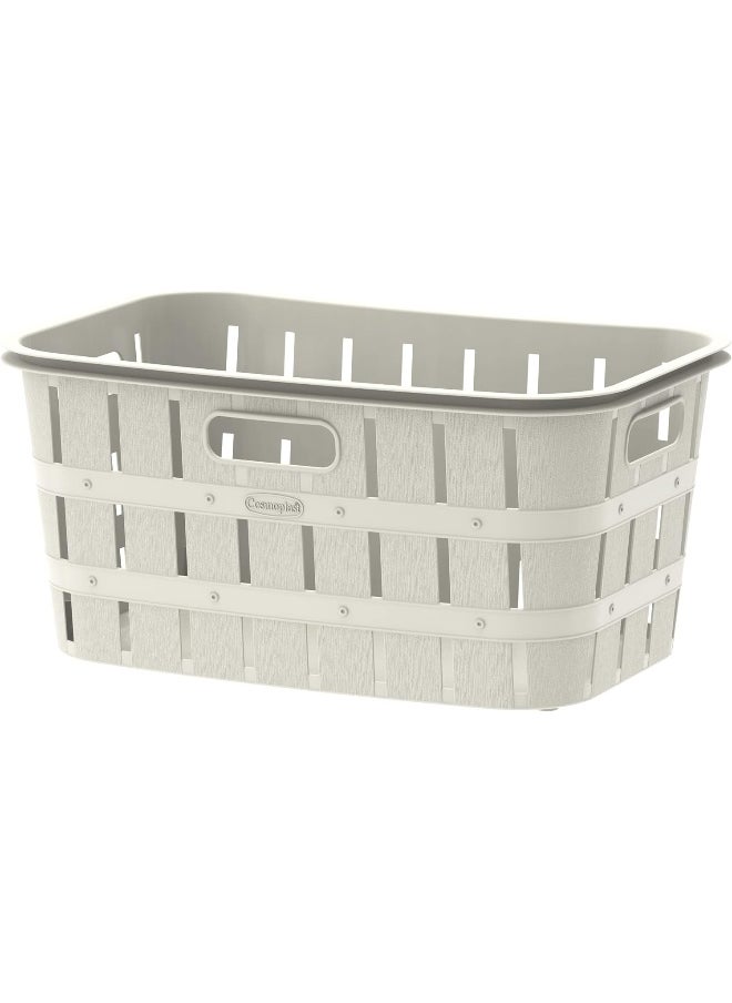 Cosmoplast 40L Cedargrain Laundry Basket  - Image 1