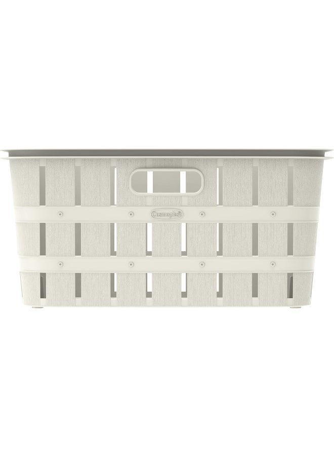 Cosmoplast 40L Cedargrain Laundry Basket  - Image 5
