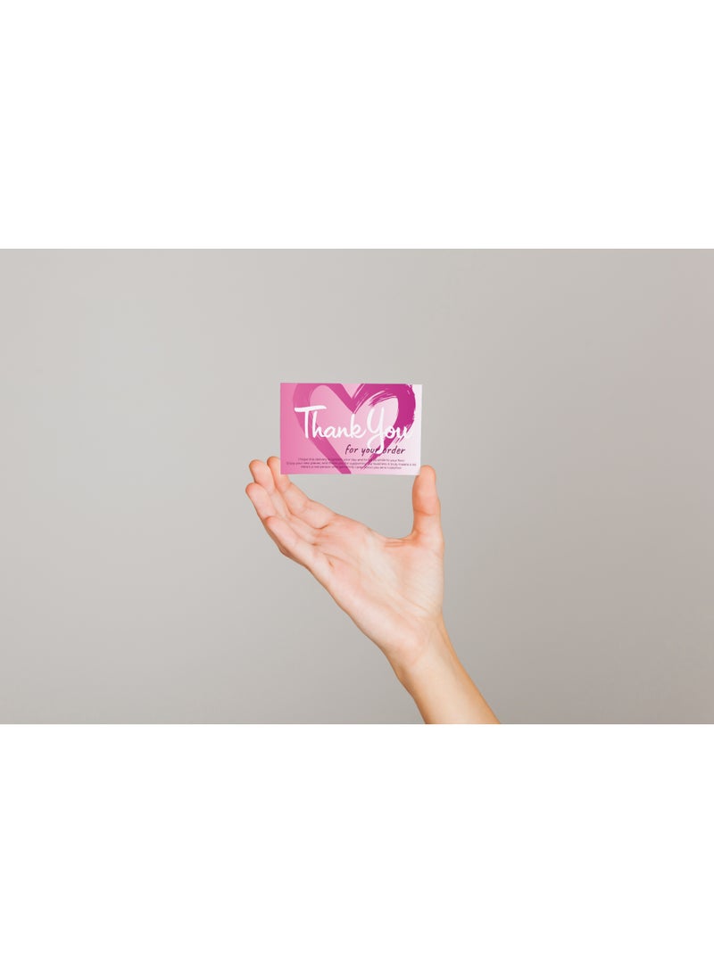 Premium Thank You Cards Set – 100 Elegant Cards – High-Quality Paper – 5×9 cm - Image 4