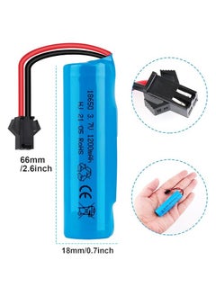 Toy Box Rechargeable  Replacement Battery 18650MAH with USB Charger for Rc Remote Control Car & all Suitable Toys  - Image 5