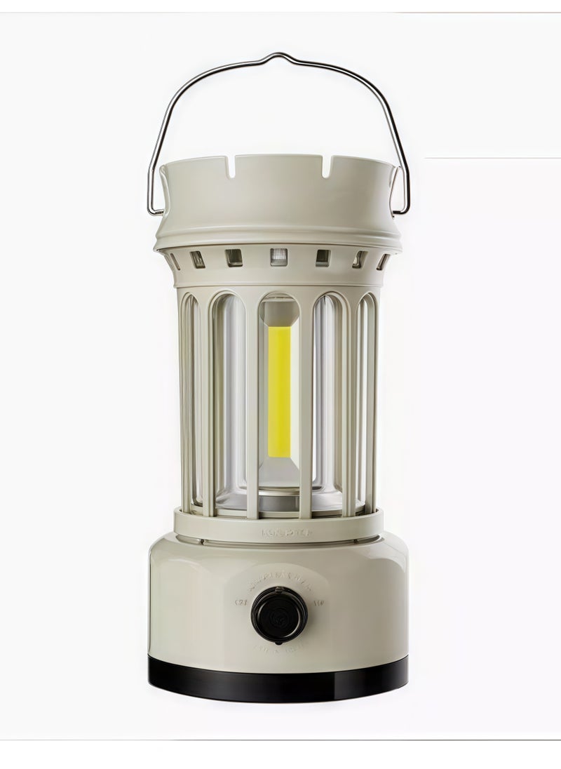 Shuer Solar Camping lights Outdoor camping lights Retro atmosphere tent lights Camp lights COB lighting Hand lights  - Image 1