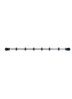 brabantia Wall Rail Rack Stainless Steel with 12 Removable Hooks Silver 2.5x54.5x4.9 cm  - Image 1