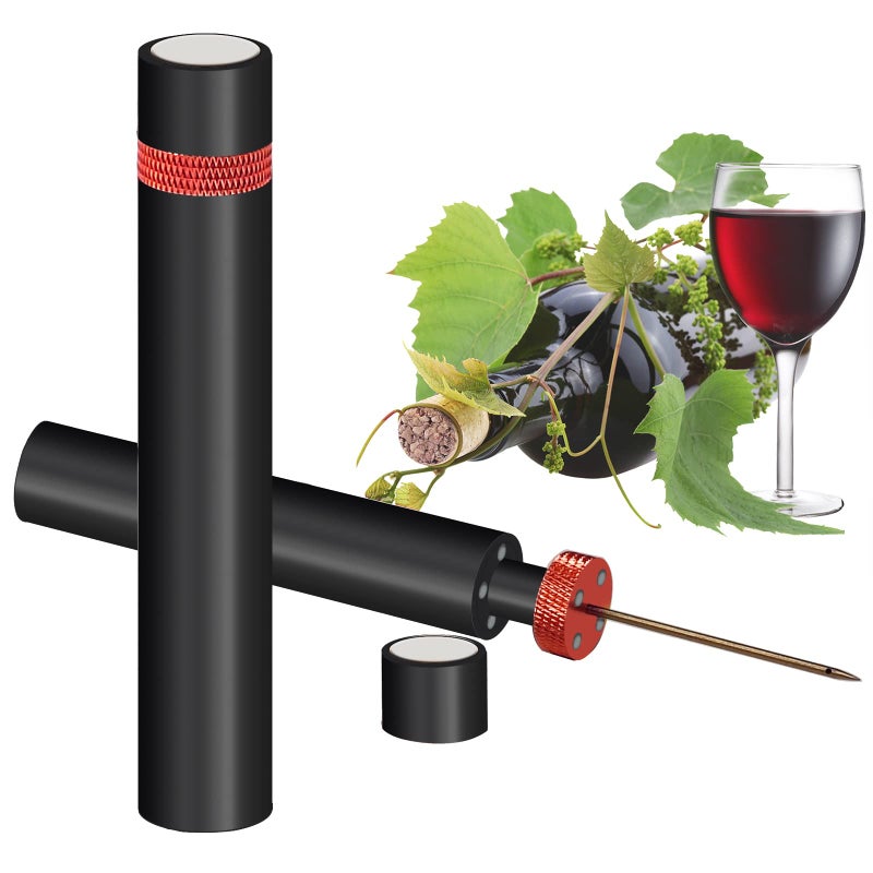 JOQINEER Wine Opener Travel Portable Pocket Air Pressure Pump Wine Bottle Opener Assemblable Design Corkscrew 7S Quick Bottle Opening for Home Restaurant Party - Image 2