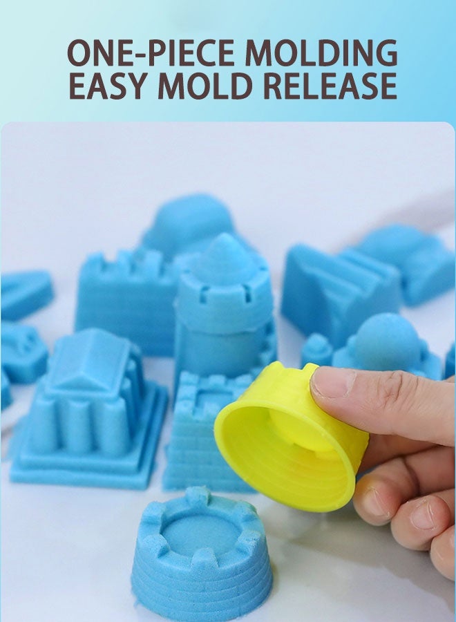 JSAITOYS Dynamic Sand Magic DIY Space Toy Sea World Educational Soft Clay Sand Set for Kids - Image 3