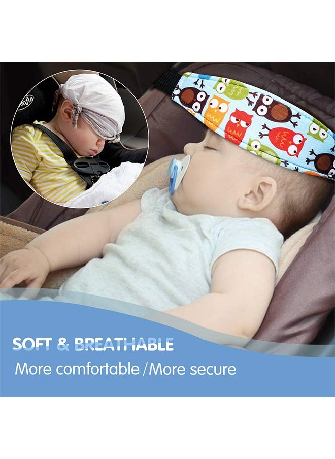 Generic 2 PCS Head Support for Stroller Car Seat - Head Band Strap Headrest for Sleeping Traveling for Toddler Kids Children Child Baby Infant  - Image 3