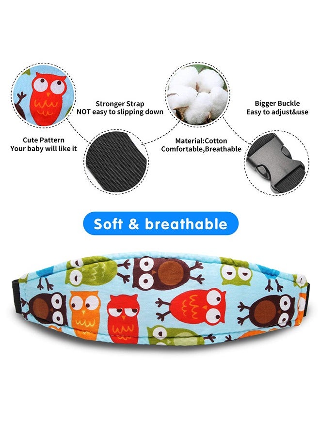 Generic 2 PCS Head Support for Stroller Car Seat - Head Band Strap Headrest for Sleeping Traveling for Toddler Kids Children Child Baby Infant  - Image 2