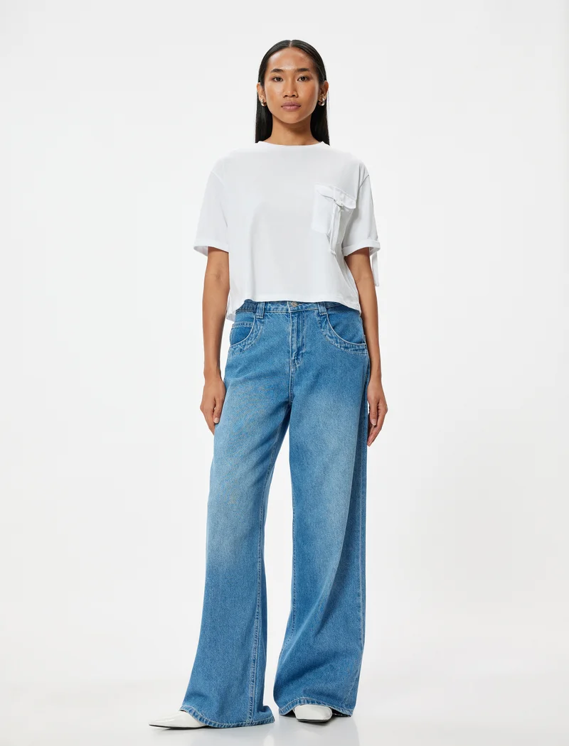 KOTON Pocket Detail T-Shirt