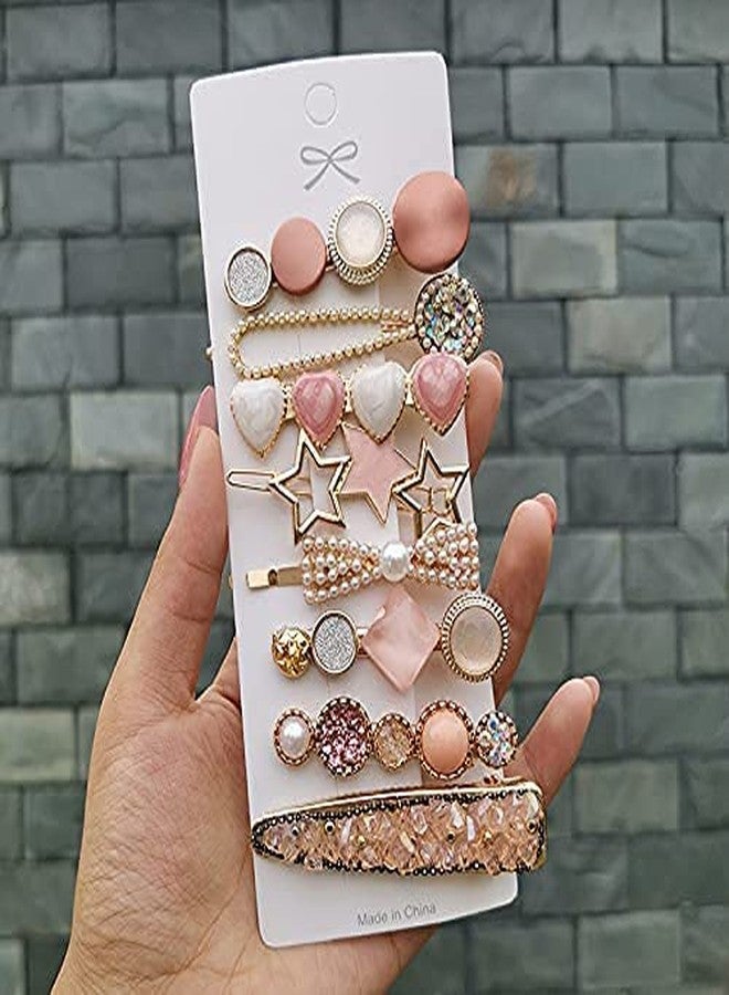 CHRONEX 8PCS Metal Hair Clips Barrettes Pins Geometric Shape Hollow Hairpin Korean Hair Clip - Image 1
