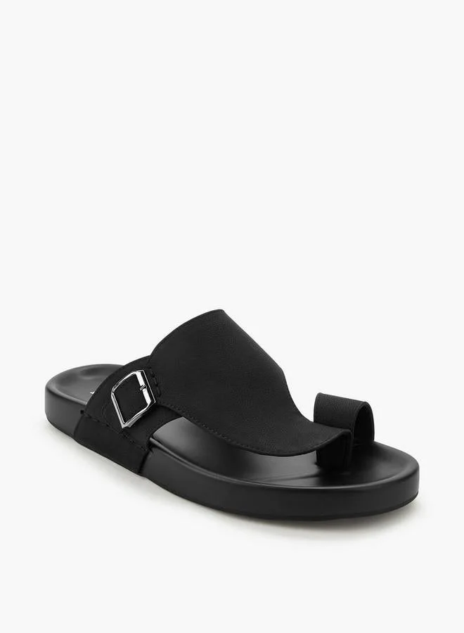 LBL by Shoexpress Men Buckle Detail Comfort Sandals
