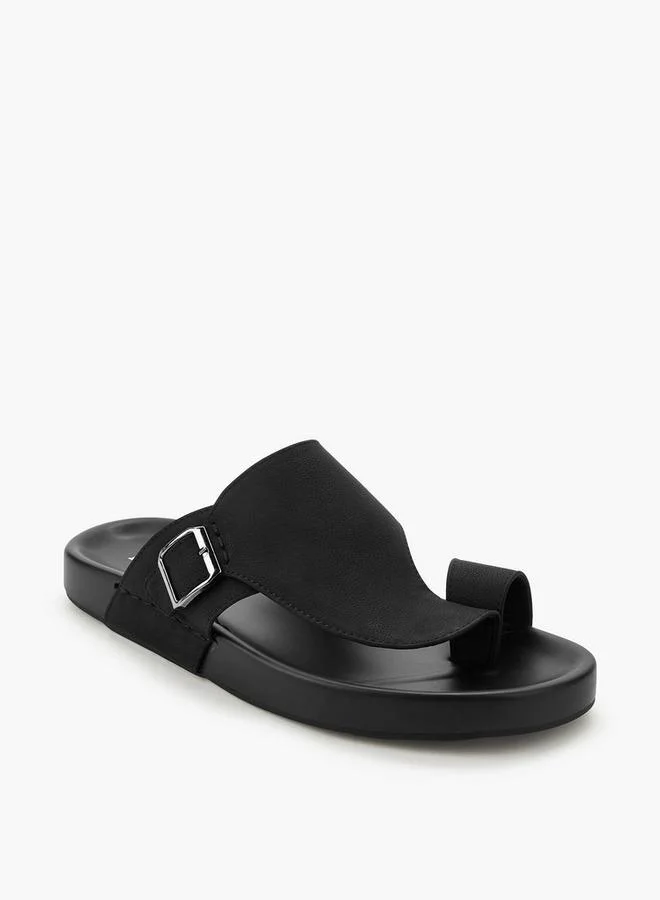 LBL by Shoexpress Men Buckle Detail Comfort Sandals