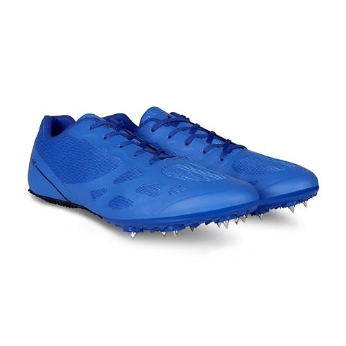 Nivia Spirit 2.0 Track & Field Shoes for Men | Athletic Track Shoes with Spikes | Perfect for Sprints, Long Jump, and Discus | Run Like a Star, Shine Like a Champion | (Royal Blue) | Size-UK06 - Image 4