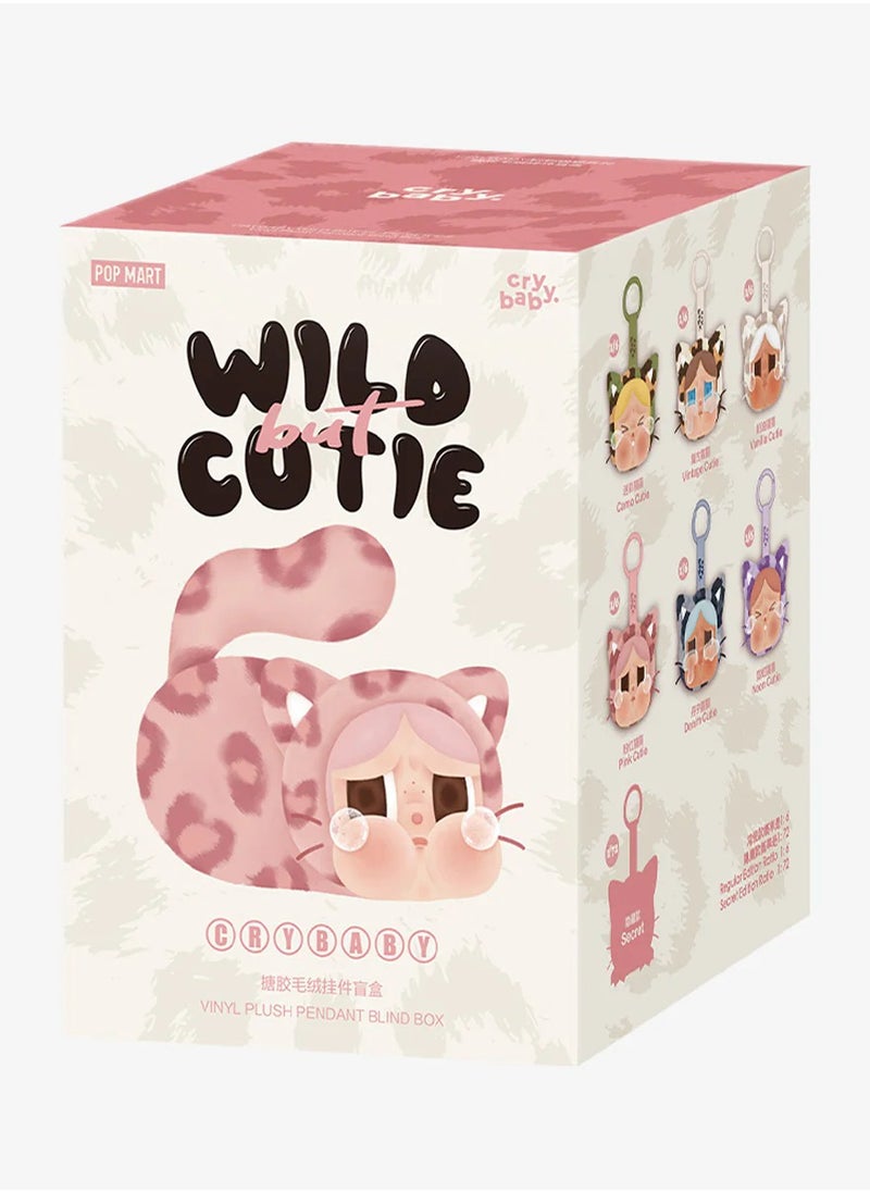 POP MART Pop Mart CRYBABY Wild But Cutie Series Vinyl Plush Pendant Blind Box - SINGLE BOX (1PC only)  - Image 1
