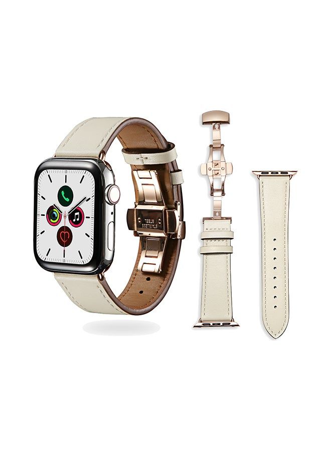 vesus Stylish Band For Apple Watch Series 5/4/3/2/1 White