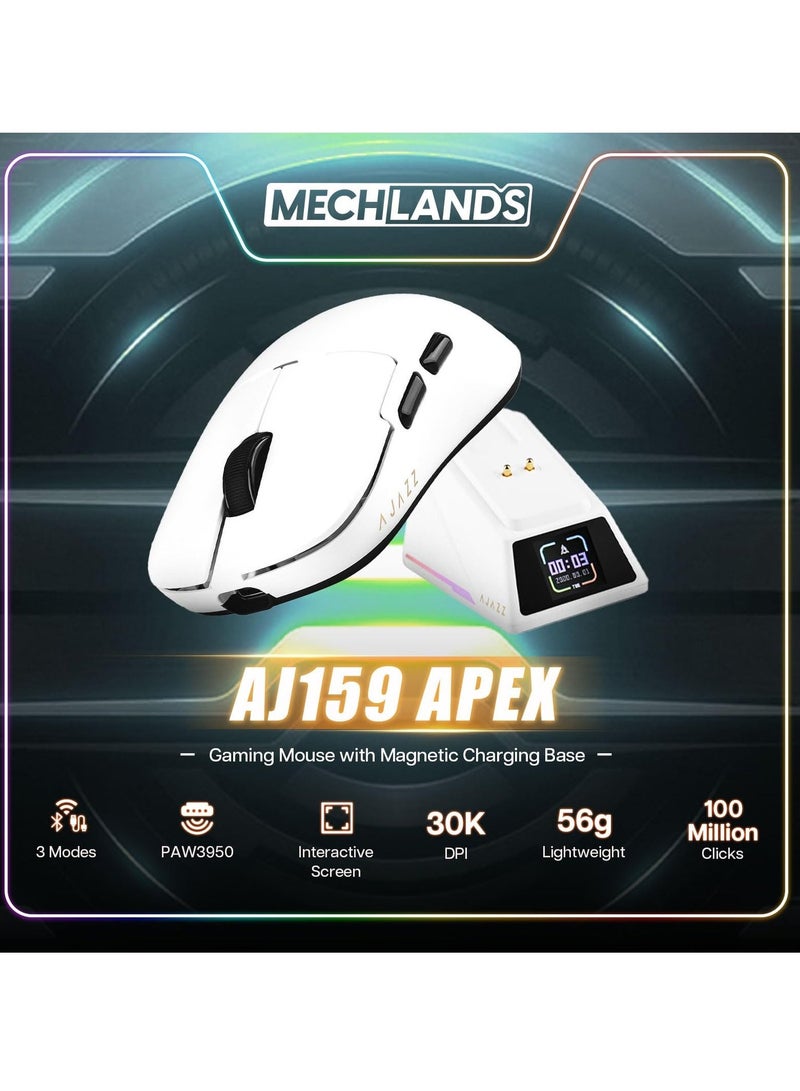 A-jazz AJAZZ AJ159apex Gaming Mouse Wireless Bluetooth Wired Tri-Mode Lightweight Office Mouse With Charging Base - Image 2