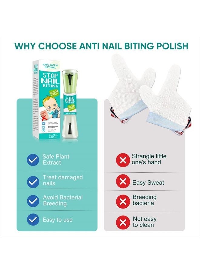 EFINITYER - Nail-Biting-Treatment-for-Kids Anti-Bite-Nail-Polish-with-Bitter-Taste Effectively-Stop-Biting-Nails-and-Thumb-Sucking, Green, 1 Count (OLIN28711) - Image 1