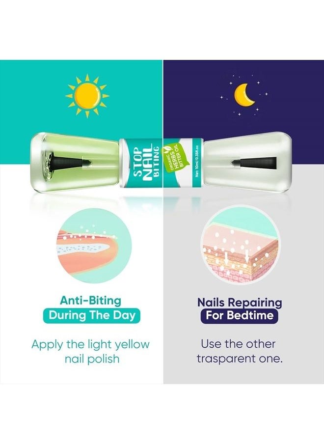 EFINITYER - Nail-Biting-Treatment-for-Kids Anti-Bite-Nail-Polish-with-Bitter-Taste Effectively-Stop-Biting-Nails-and-Thumb-Sucking, Green, 1 Count (OLIN28711) - Image 1