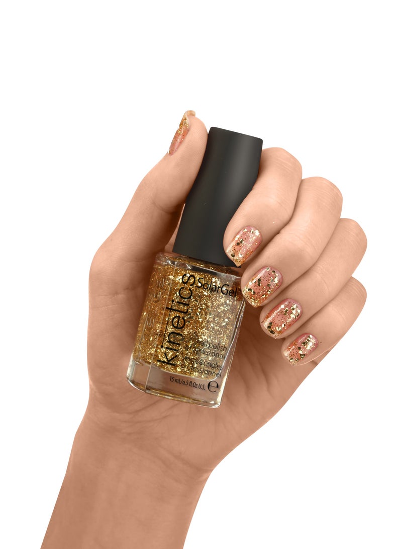 KINETICS طلاء أظافر سولارجل المحترف 15 مل | #259 جولدي - Image 2