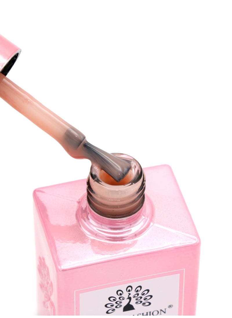 GLOBAL FASHION - GLOBAL FASHION FRENCH RUBBER BASE COAT: Long-Lasting, Durable, & Chip-Resistant Gel Nail Polish Base Coat | (04) - Image 1