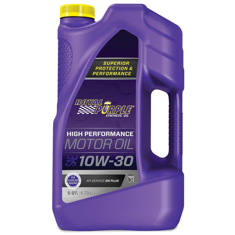 Royal Purple زيت محرك صناعي عالي الأداء 10W-30 مرخص من API - 5 لتر، نموذج: ROY51130 - Image 5