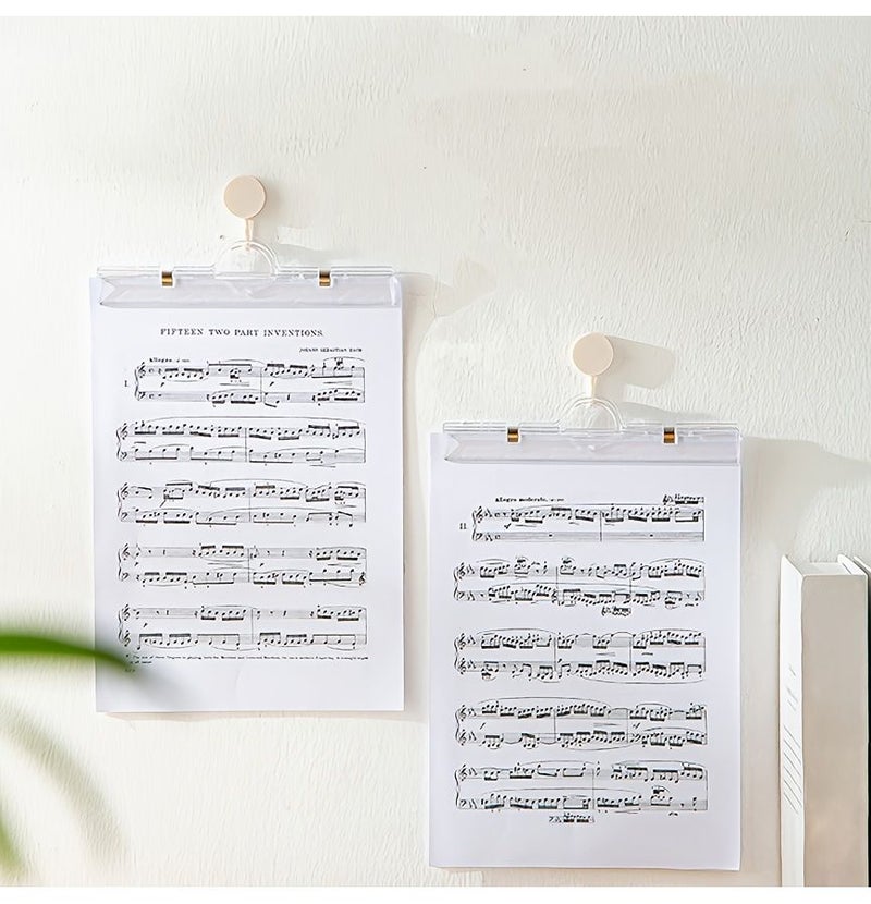 Acrylic Transparent Magnetic Clip Strong Adsorption Secure Hold Non Slip For Test Papers Menus Receipts Folders Document Organization Transparent - Image 4