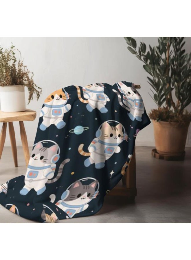 عام بطانية رقيقة من الفانيلا الكرتونية للأطفال والرضع (دافئة ومريحة، ومناسبة للنوم والألعاب) 70 سم * 100 سم - Image 5