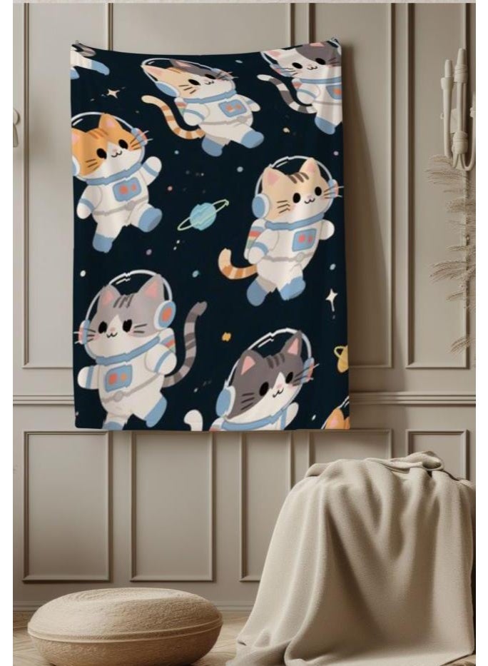 عام بطانية رقيقة من الفانيلا الكرتونية للأطفال والرضع (دافئة ومريحة، ومناسبة للنوم والألعاب) 70 سم * 100 سم - Image 3