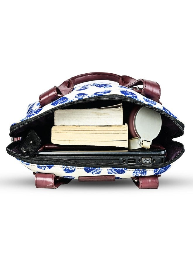 Bot Bag laptop handbag for women Blue Pottery - Image 5