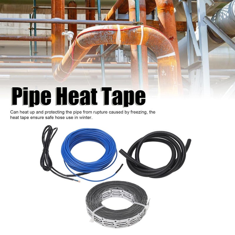 klarako Indoor Heating Cable Kit 15W 20M 300W with Explosion Proof Wire Floor Protection Set Strong Interior Control Cables Reinforced Cable Wire Rope Cord for Toughness (110-120V) - Image 3