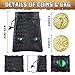 Byhoo 100 Metal Fantasy Coins with PU Fake Leather Pouch Gold DND Coins for Board Game Golden Game Tokens Store in The Coins Bag DND Accessories for from New to Master Retro Board Game Gifts for DM - Image 4