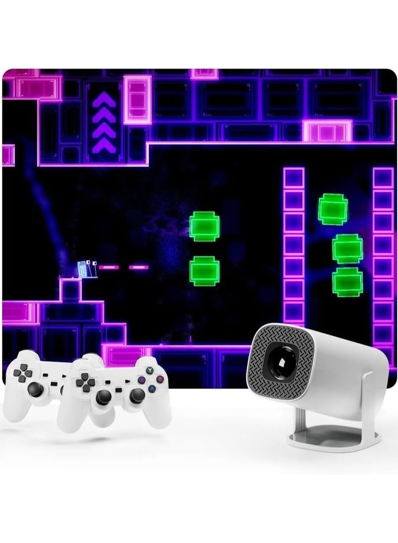 TIGER Smart Video Game Projector with Game Console – 1080P, 150 ANSI Brightness, Wireless Controller, WiFi 6, BT 5.0, Home Theater Projector for Gaming, Streaming, and Movie Nights - Image 4