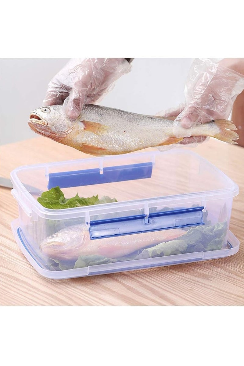 5 Pack Airtight Food Storage Container Set Sizes 1.5, 3, 5, 9L &16L, – Large Meal Prep and Storage Containers with Locking Lids, BPA Free, Microwave & Freezer Safe - Image 2