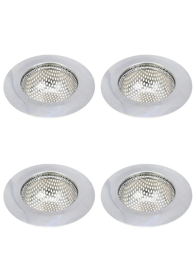 Xiaoyztan Kitchen Sink Strainer, 3.5 Inch Diameter with Large Wide Rim, Dishwasher Safe, 2 Inch Mesh Sink Basket Stainless Steel Strainer, 4 Pcs - Image 1