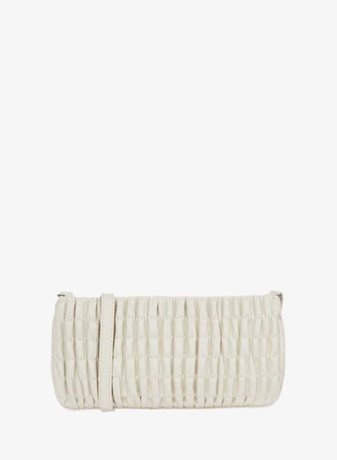 ROUCHED ZIP TOP BAG