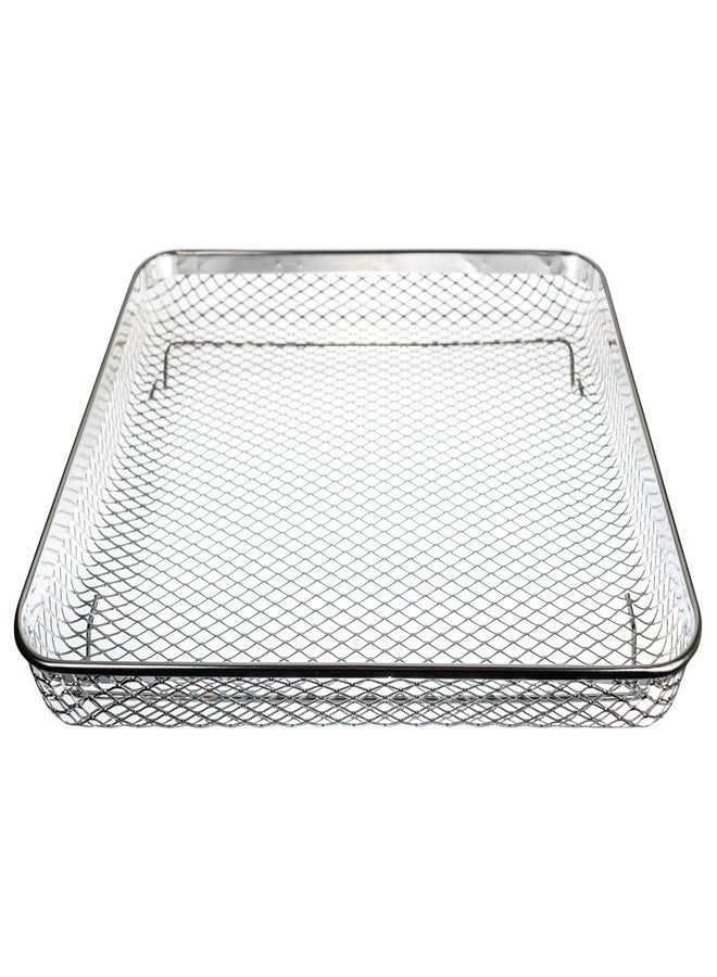 Univen Stainless Steel Upgraded Air Fryer Basket Compatible with Cuisinart Airfryer Oven TOA-26 TOA-28 - Image 1