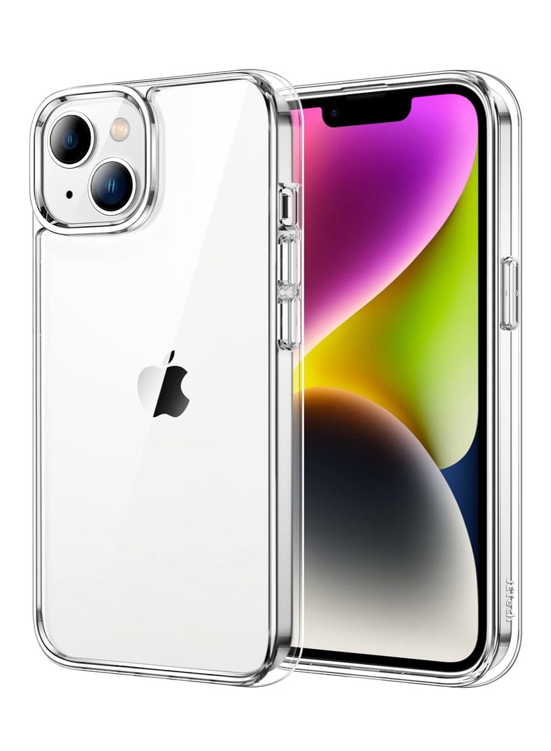 iPhone 14 Plus Case Clear 6.7inch TPU Soft Scratch-Resistant Cover Anti-Drop Slim Thin Phone Case Cover Compatible with iPhone 14 Plus - Image 1