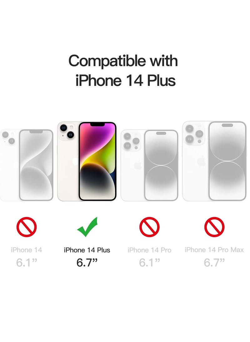 iPhone 14 Plus Case Clear 6.7inch TPU Soft Scratch-Resistant Cover Anti-Drop Slim Thin Phone Case Cover Compatible with iPhone 14 Plus - Image 2