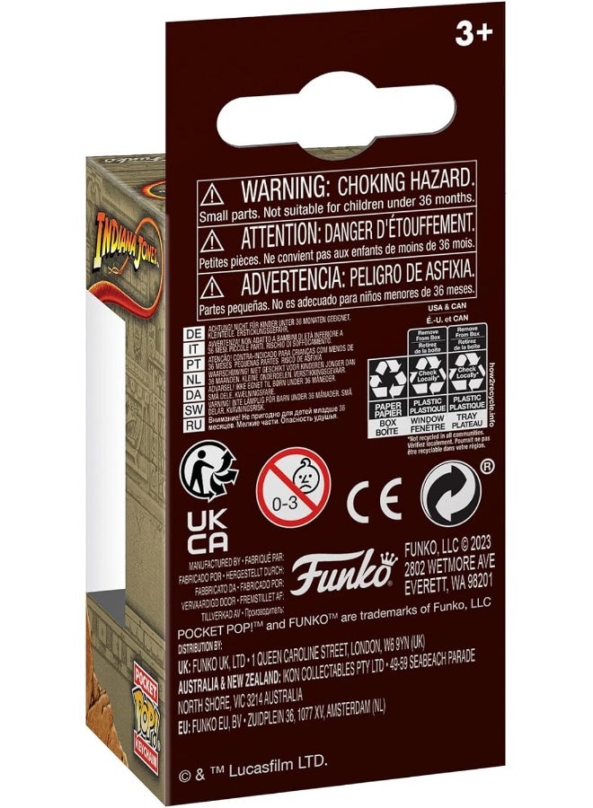 Funko Funko Pop! Keychain: Indiana Jones ROTLA - Indiana Jones Novelty Keyring - Collectable Mini Figure - Stocking Filler - Gift Idea - Official Merchandise - Movies Fans - Backpack Decor  - Image 3
