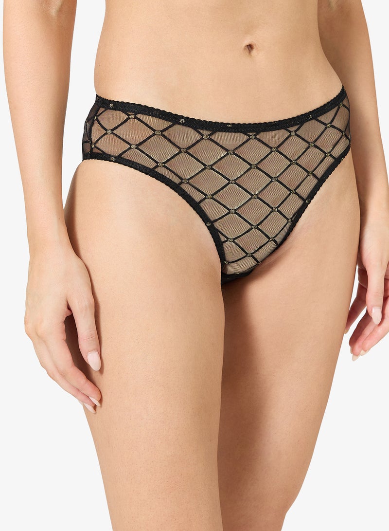 Ginger 2 PC Sheer Lingerie Set - Image 3