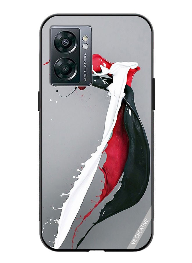 VR CREATIVE Protective Case Cover For OnePlus Nord N300 Multicolor Layer Design - Image 1
