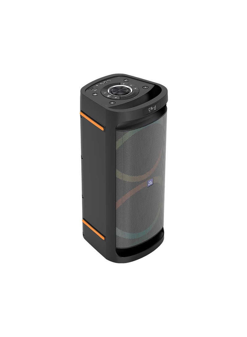 Goaltage SoundBox Party Speaker including Remote Control and Wireless Microphone with High-Power Wireless Bluetooth Connection - Image 2