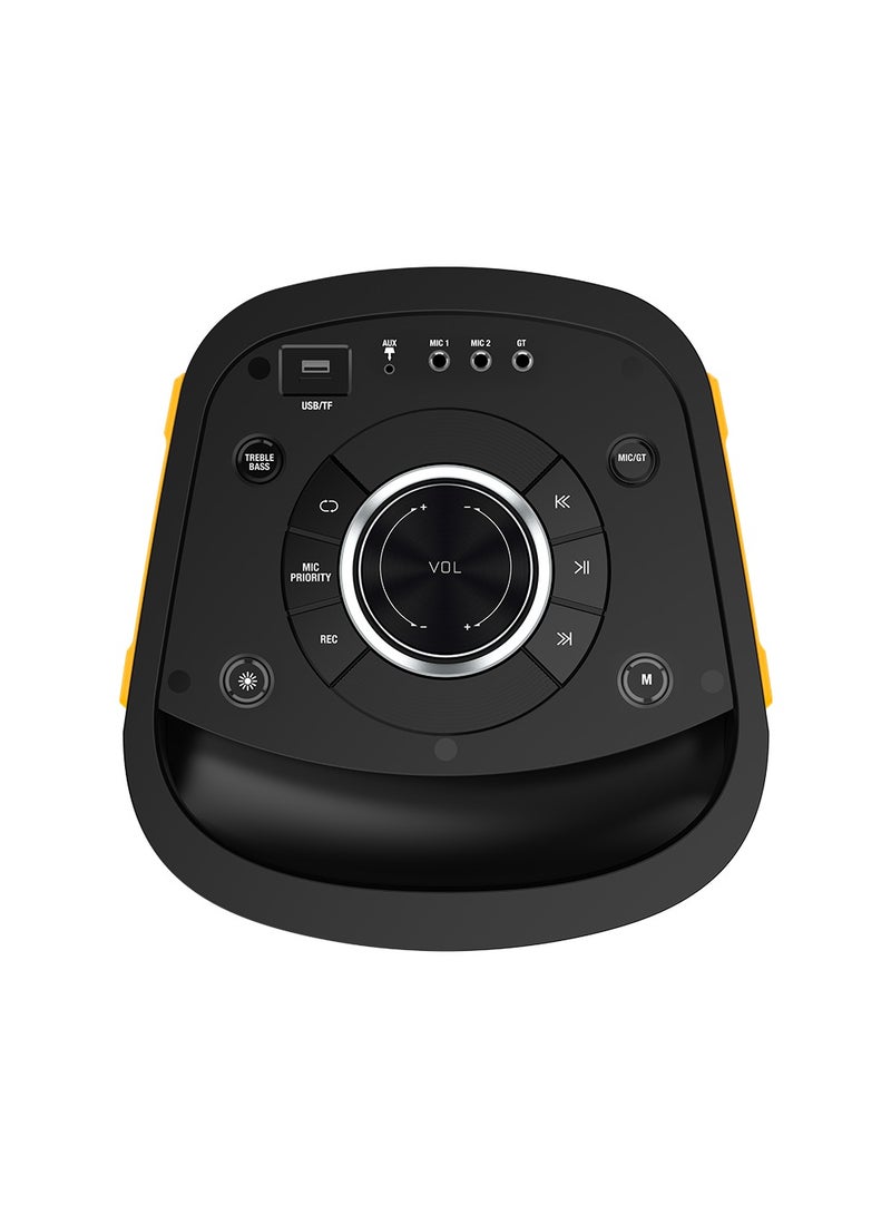 Goaltage SoundBox Party Speaker including Remote Control and Wireless Microphone with High-Power Wireless Bluetooth Connection - Image 4