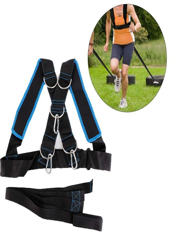 Filfeel Harness Band, Sled Harness for Pulling Fitness Speed Strength Training Sled Shoulder Harness Band Belt Sports Equipment - Image 3