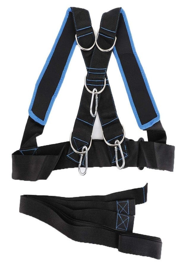 Filfeel Harness Band, Sled Harness for Pulling Fitness Speed Strength Training Sled Shoulder Harness Band Belt Sports Equipment - Image 1