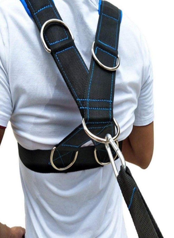 Filfeel Harness Band, Sled Harness for Pulling Fitness Speed Strength Training Sled Shoulder Harness Band Belt Sports Equipment - Image 2