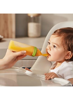 Babycare Babycare - Baby Top Squeeze Spoon, Su Weilu, BPA-Free, Soft Silicone Tip, Easy to Use, Non-Toxic, Baby Feeding Spoon, Portable, Safe for Infants, Easy Grip Handle, Convenient for Travel  - Image 4